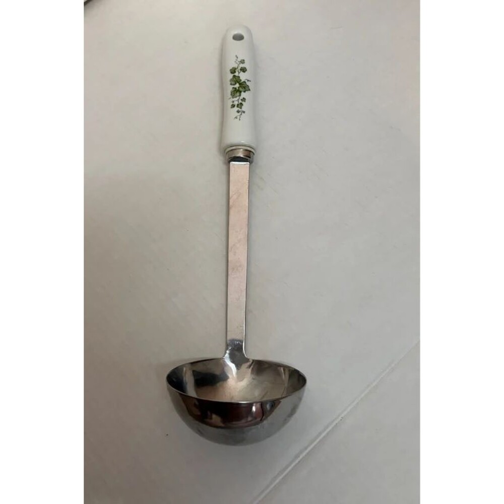 Corelle Coordinates Serving Soup Ladle 13" Callaway Ivy Pattern Stainless Steel